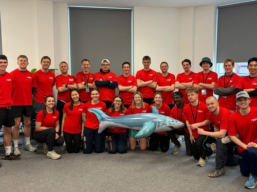 The team of volunteers from around london including 8 FBS Staff and Christians in Sport Staff and interns